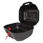 Motocikla ķiverei paredzēts koferis 47L - universāls ar slēdzeni un atzveltni