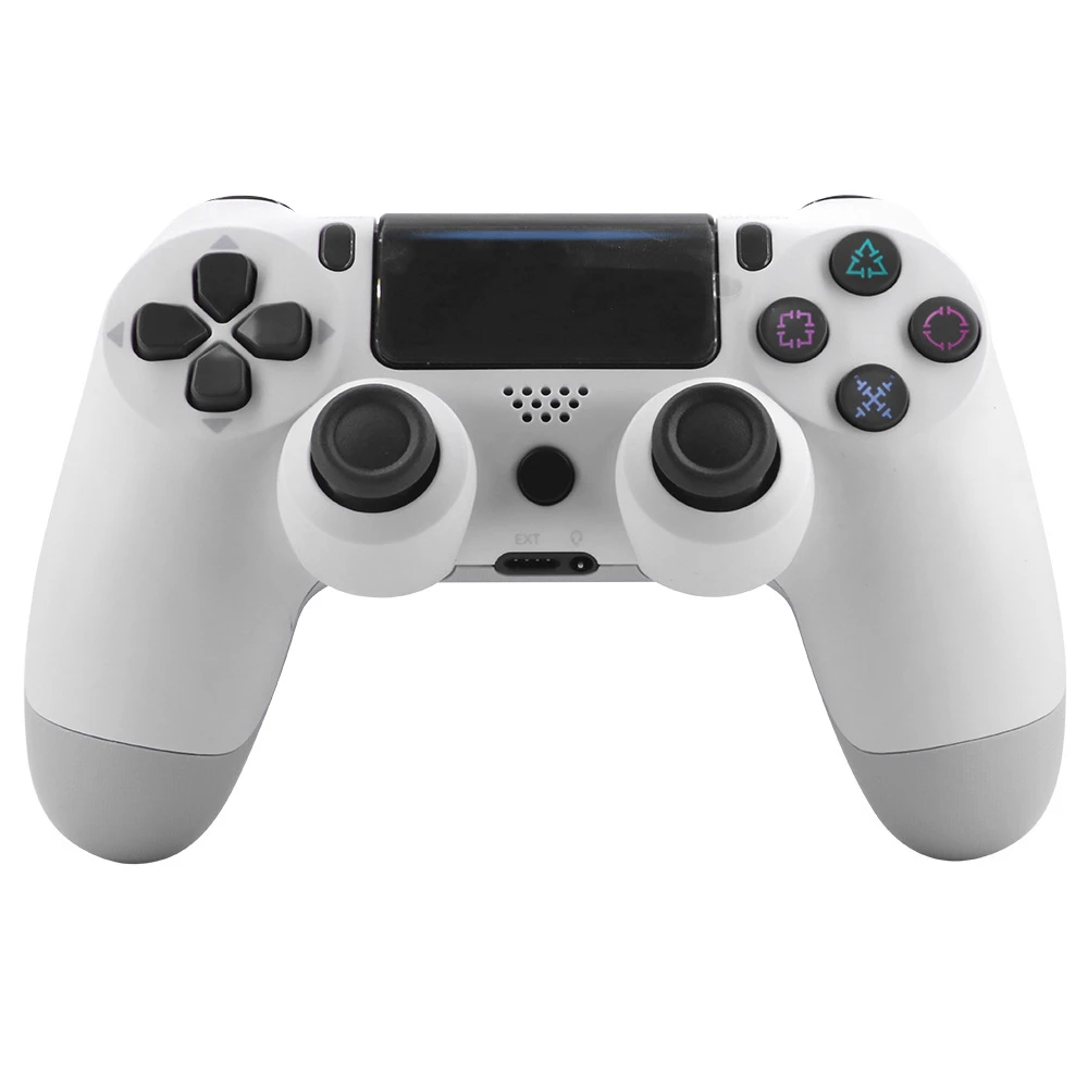 PS4 saderīgs bezvadu balts kontrolieris DoubleShock 4