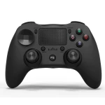 PS4 saderīgs bezvadu melns DoubleShock 4 kontrolieris