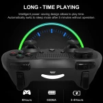 PS4 saderīgs bezvadu melns DoubleShock 4 kontrolieris