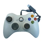 Xbox 360 saderīgs vadu kontrolieris balts