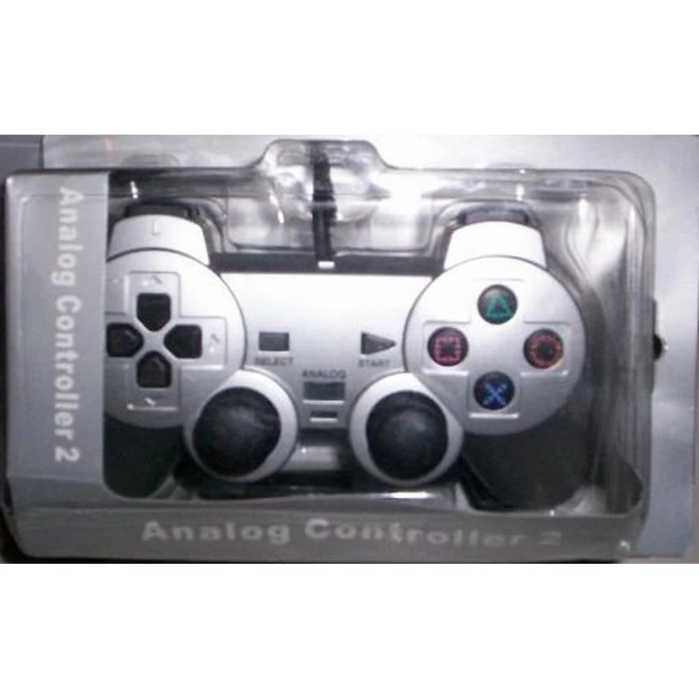 Sony PlayStation 2 Dual Shock pults sudraba krāsā
