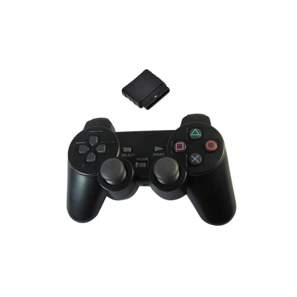 Bezvadu pults PS2 ar RF 2.4GHz tehnoloģiju un vibrāciju