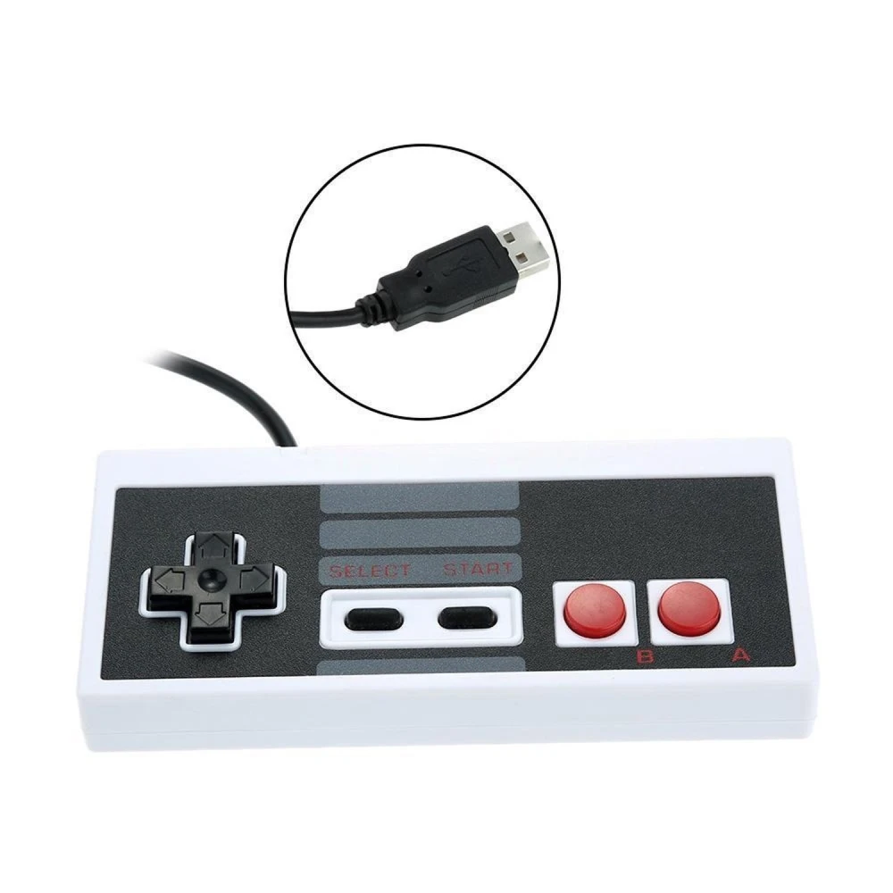 Nintendo NES USB spēļu pults PC - retro USB kontrolieris Windows un Mac
