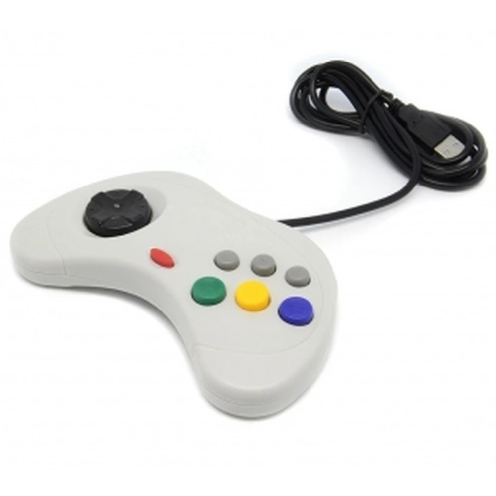 Sega Saturn USB kontrolieris PC un Mac - pelēks klasisks