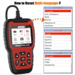 Ancel AS500 OBD2 skeneris auto diagnostikai