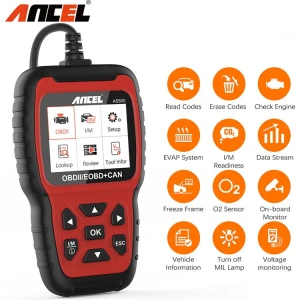Ancel AS500 OBD2 skeneris auto diagnostikai