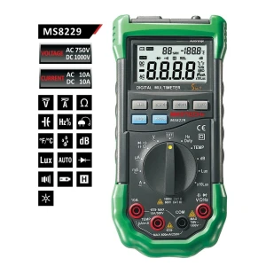 Mastech MS8229 5-in-1 multimetrs: precīza un daudzfunkcionāla mērīšana