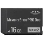 Memory Stick Pro Duo 16GB saderīga PSP – atmiņas karte PSP