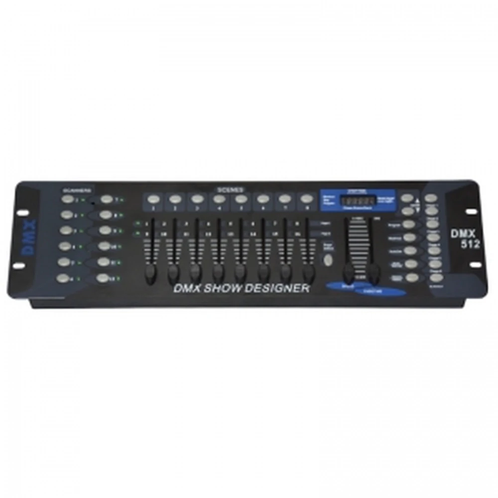 DMX 512 gaismu pults 192 kanāli programmējama