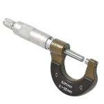 25 mm analogais mikrometrs ar 0,01 mm precizitāti precīziem mērījumiem