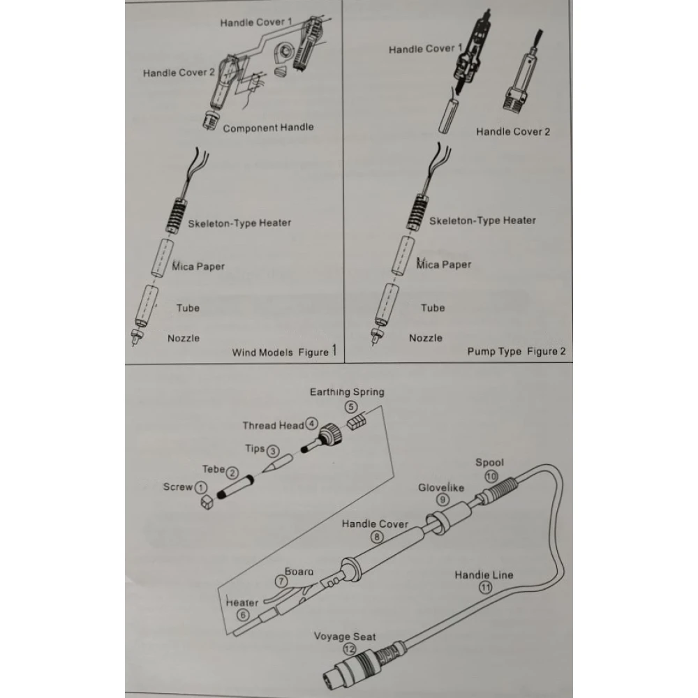 Mlink H7 3-in-1 lodēšanas stacija ar karsto gaisu un DC barošanu