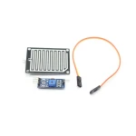 Sensor de lluvia para Arduino mostrando conexiones y potenciómetro ajustable