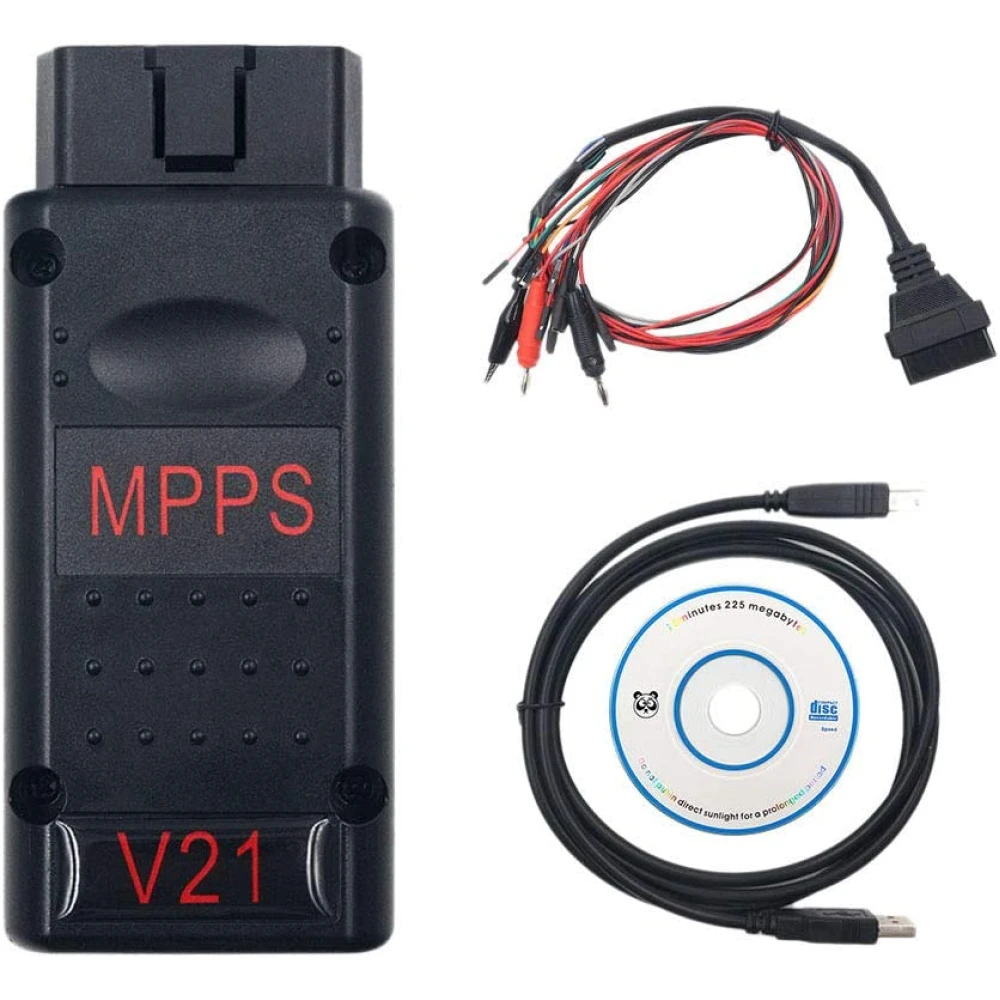 MPPS V21 ECU mikroshēmu programmators Main + Tricore + Multiboot ar kabeli