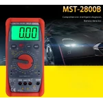 MST-2800B digitālais multimetrs ar lielu LCD ekrānu autoelektrikai
