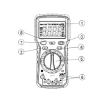 Sondas de prueba del multímetro digital automotriz OBDEMOTO 2900A