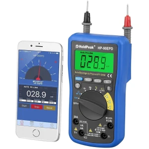 HoldPeak HP-90EPD digitālais multimetrs ar mobilo lietotni
