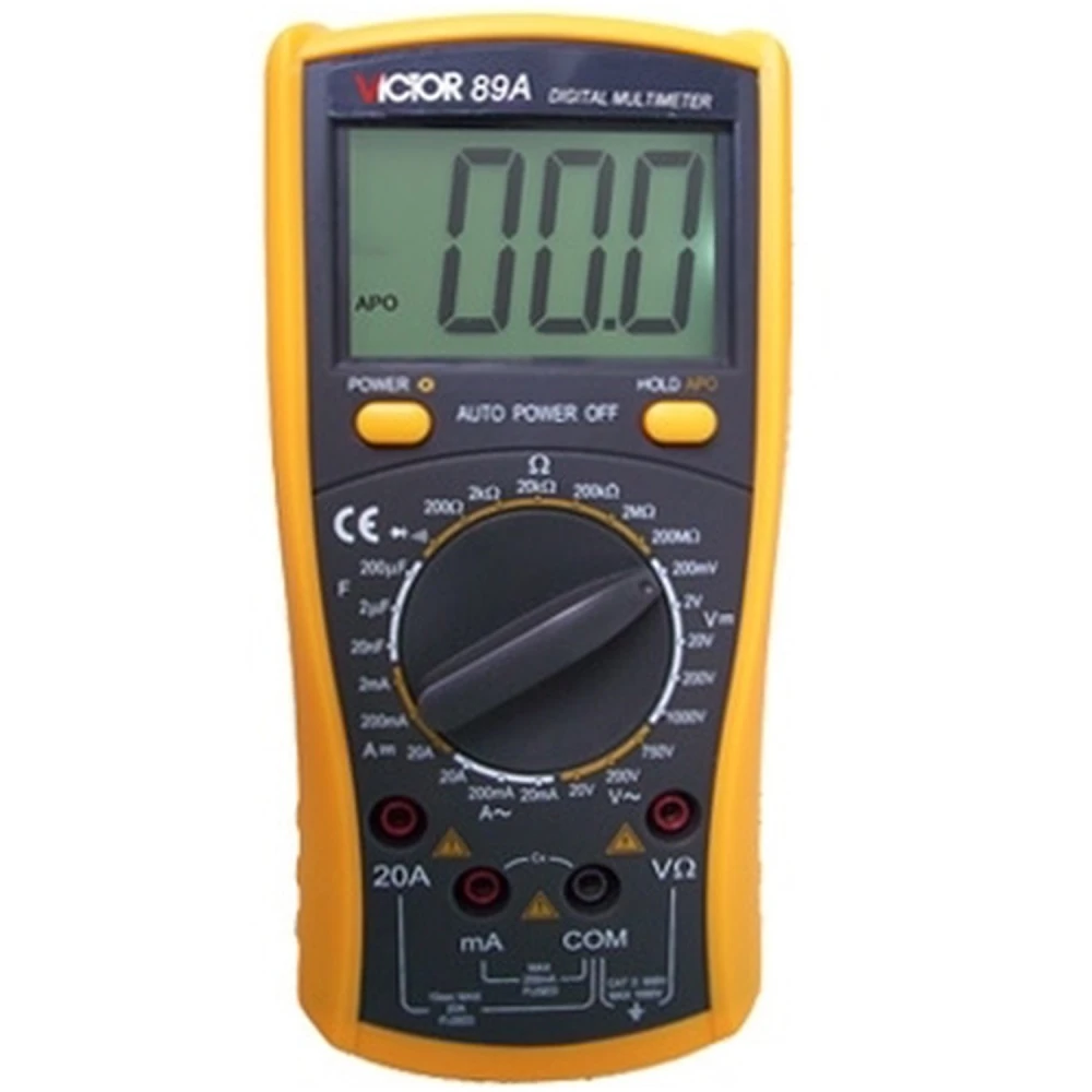 Victor 89a digitālais multimetrs: precizitāte un funkcionalitāte elektronikai