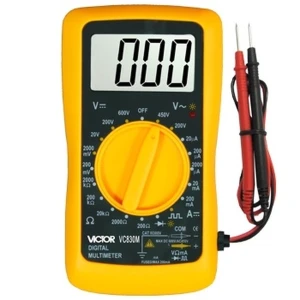 Digitālais multimetrs Victor VC830m: precizitāte un funkcijas elektronikai