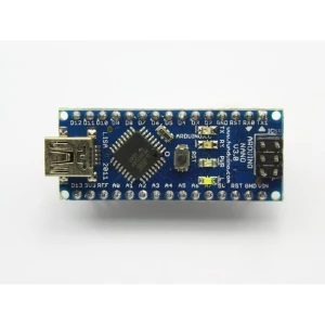 satkit Nano V3.0 AVR ATmega328 P-20AU saderīga Arduino plate