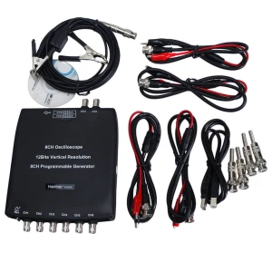Hantek 1008c USB auto osciloskops, digitāls, 8 kanāli, PC