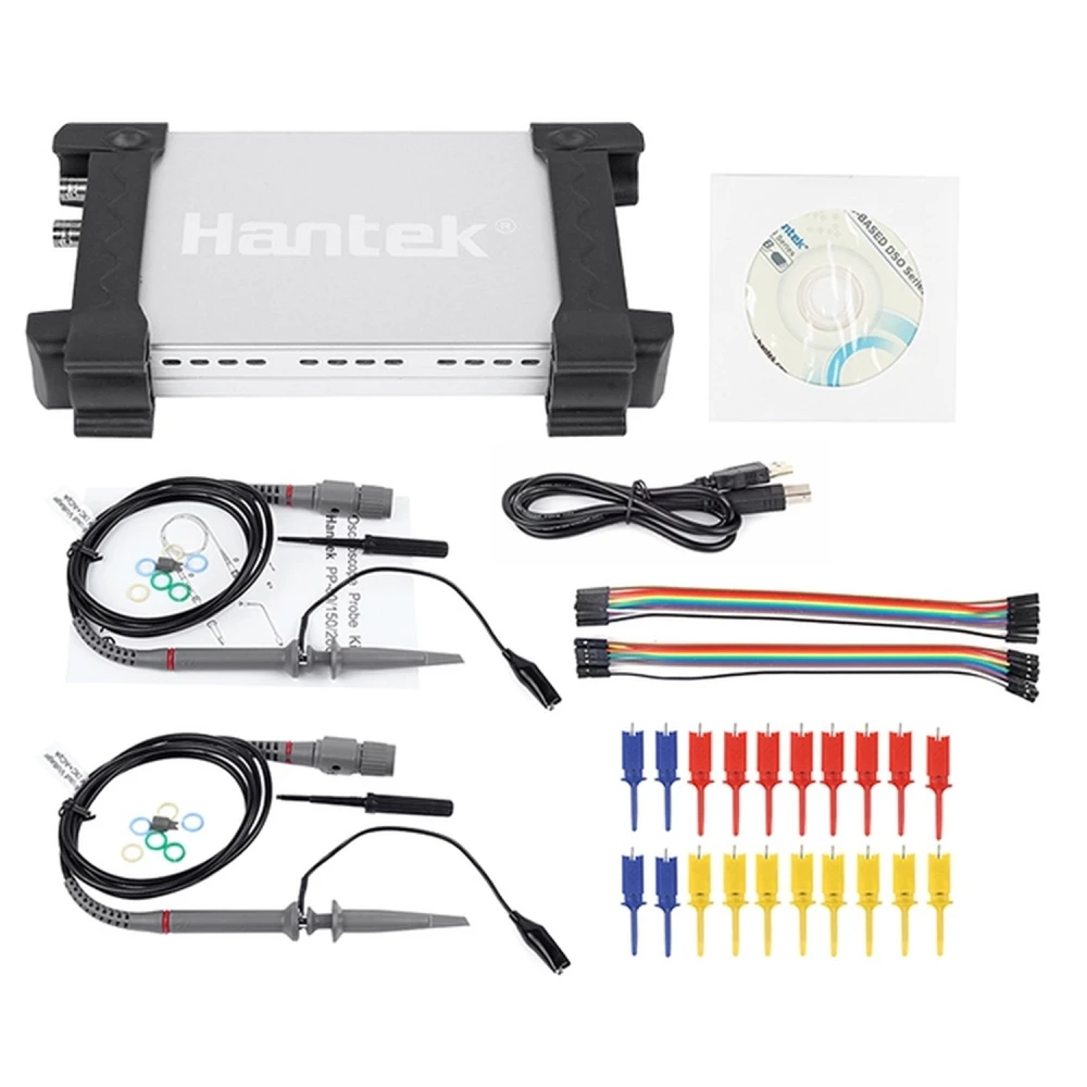 Hantek 6022BL USB digitālais osciloskops 16 kanāli 20 MHz