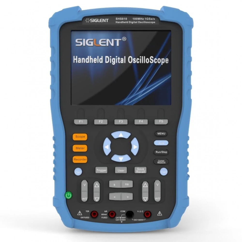 Siglent SHS810 100MHz portatīvs digitālais osciloskops ar 5.7 collu ekrānu