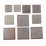 10 universālu BGA reballing šablonu komplekts 0,3 līdz 0,76 mm