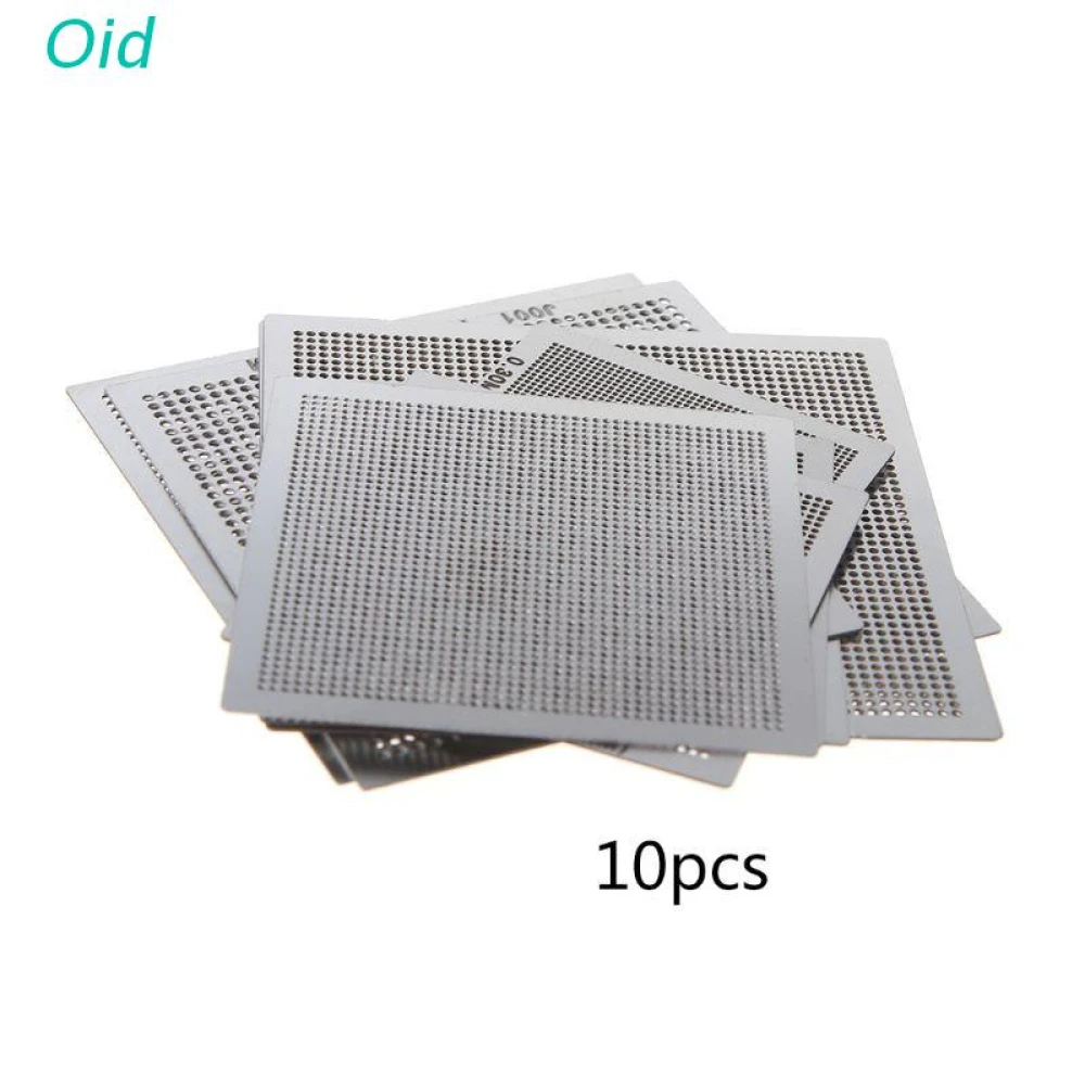 Plantillas universales BGA para reballing con diferentes tamaños en acero inoxidable