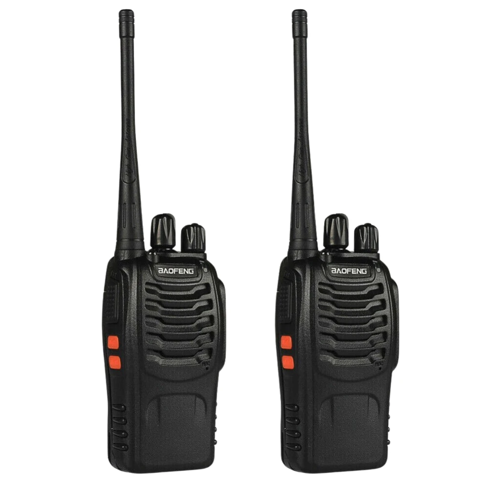 2 gab. Baofeng BF-888S UHF rāciju komplekts ar austiņu