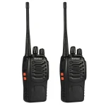 2 gab. Baofeng BF-888S UHF rāciju komplekts ar austiņu