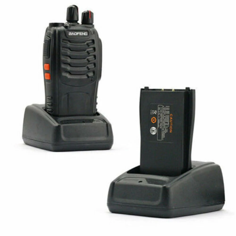 2 gab. Baofeng BF-888S UHF rāciju komplekts ar austiņu