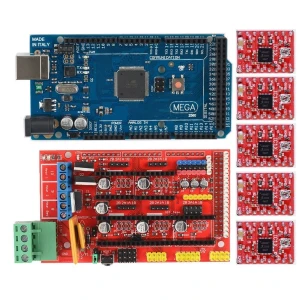 Reprap RAMPS 1.4 + Arduino Mega + 5 A4988 komplekts 3D printeriem