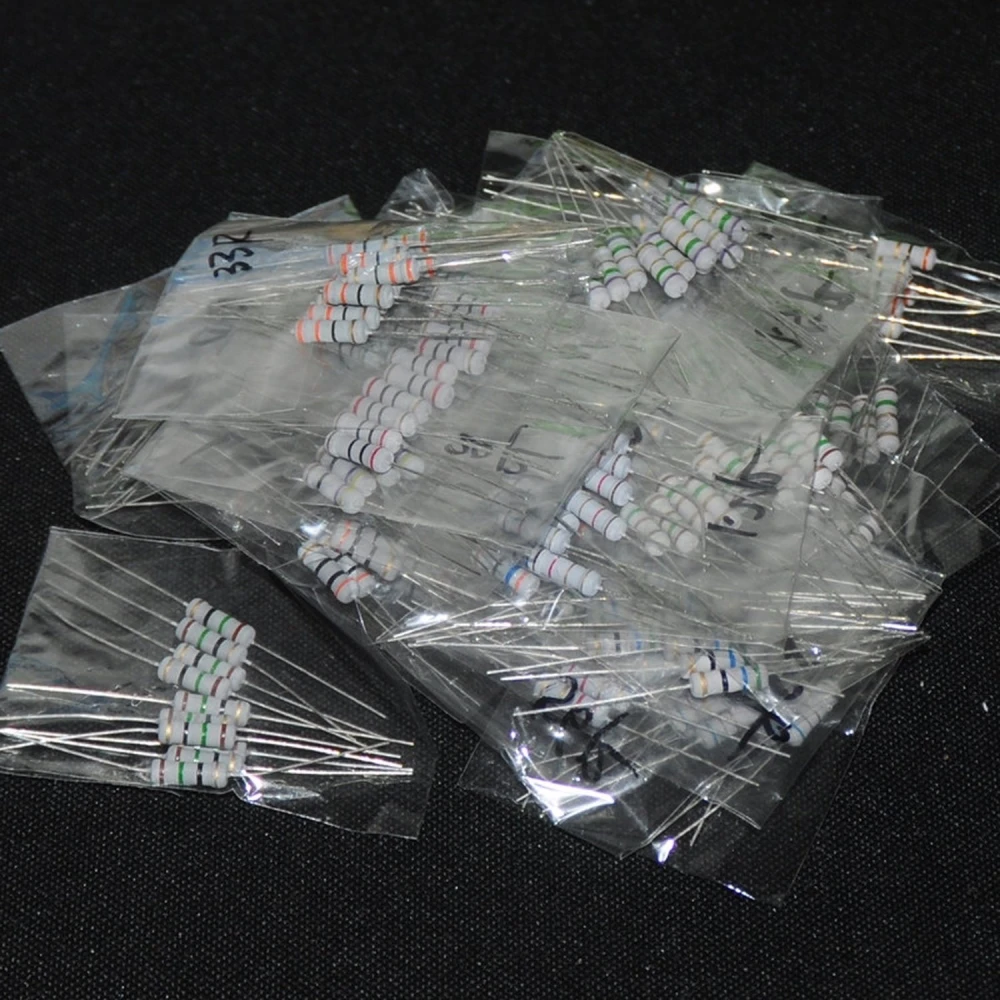 1W rezistoru komplekts 230 gab. - 23 vērtības no 22 Ohm līdz 1M Ohm