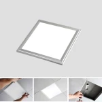 LED panelis Slim 30x30cm 12W sudraba rāmis 6000K