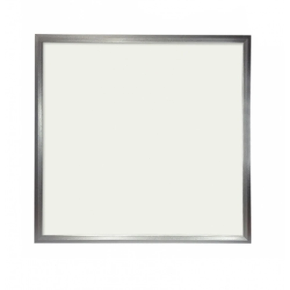LED panelis Slim 60x60cm 48W silti balts 3000K ar sudraba rāmi