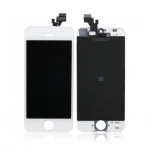 Pilns iPhone 5 balts ekrāns (skārienekrāns un LCD) ar stikla digitalizatoru