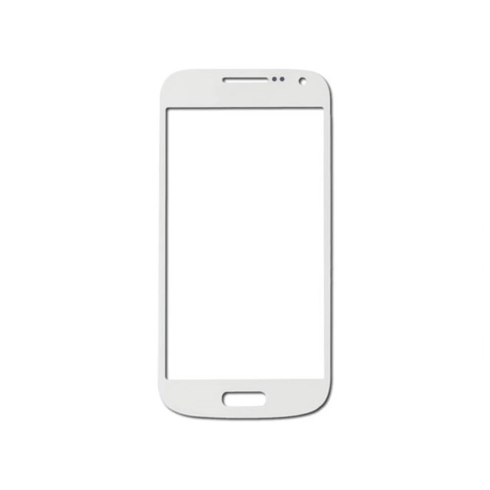 Samsung Galaxy S4 Mini stikla ekrāns balts - kvalitatīva detaļa