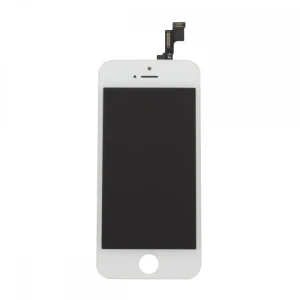 iPhone 5S balts ekrāns komplekts ar skārienekrānu un LCD