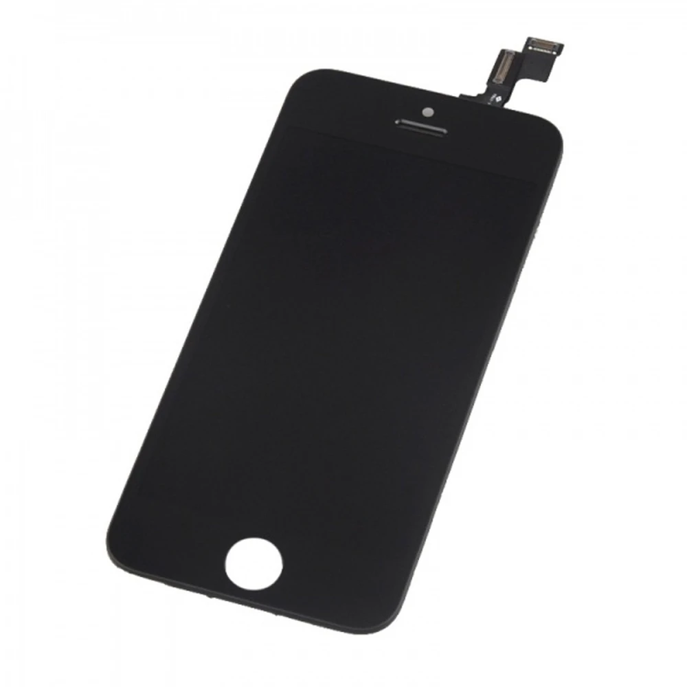 iPhone 5S melns pilns ekrāns (skārienekrāns un LCD) A1533, A1453, A1457