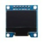 0.96 collu balts SPI OLED displejs 12864 LED Arduino