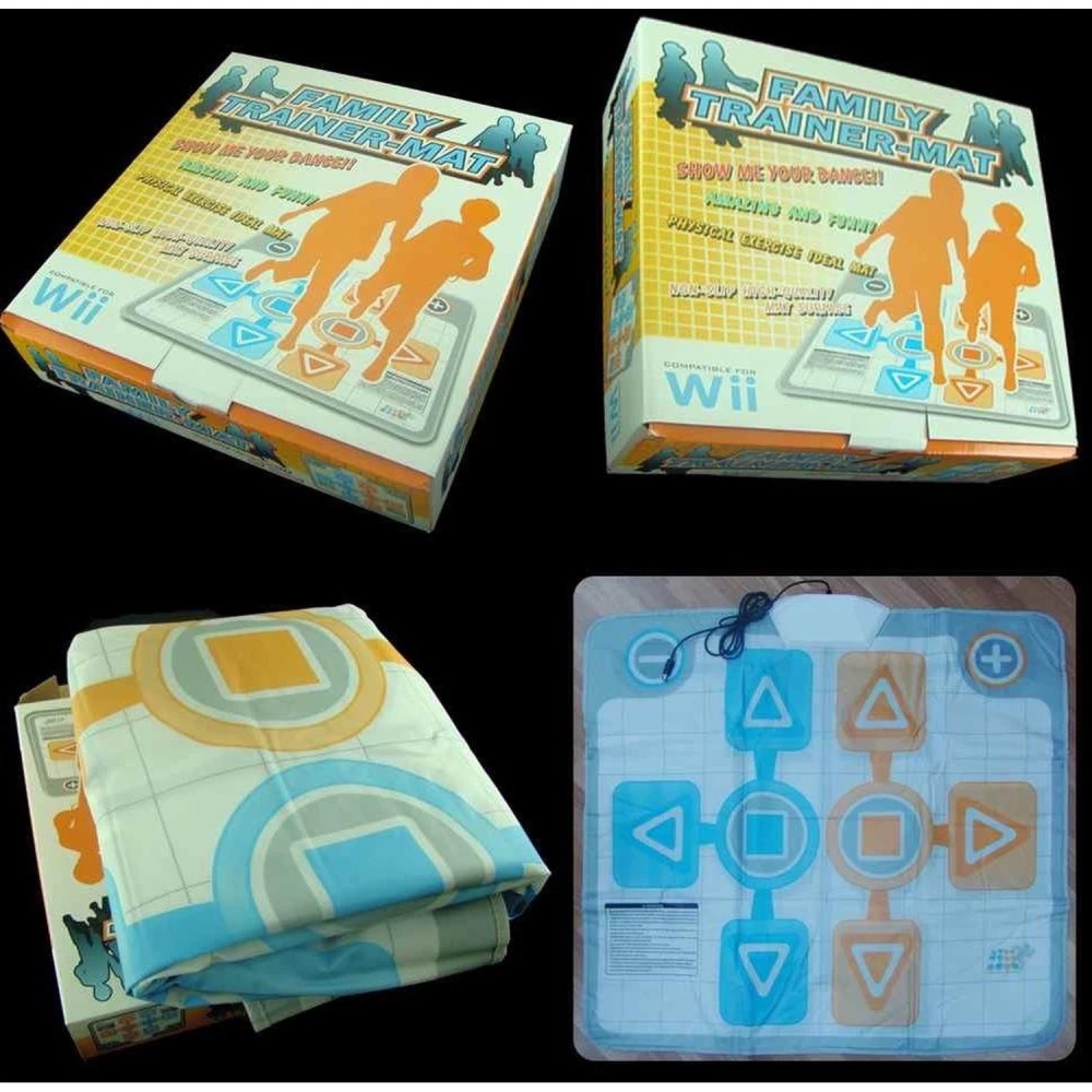 Family Trainer paklājs Nintendo Wii - vingrošanas un spēļu paklājs 2 spēlētājiem