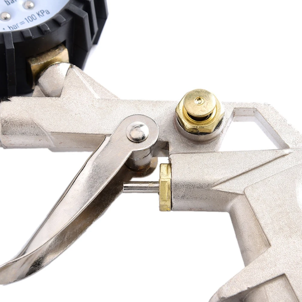 Riepu piepūšanas pistole ar spiediena mērītāju kompresoram TSX TOOL