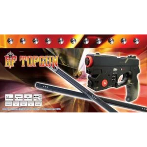 satkit TopGun RF LCD pistole PS2, PS3 un PC, saderīga ar jebkuru TV