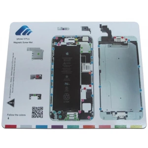 Satkit magnētiska tāfele iPhone 6plus skrūvju organizēšanai