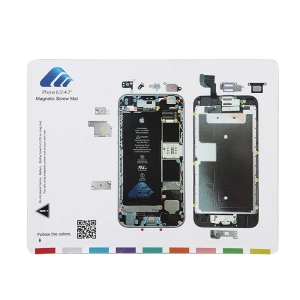 Magnētiska tāfele skrūvju organizēšanai iPhone 6s no satkit