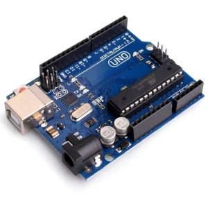 Arduino Uno saderīga plate ATmega328P-PU elektronikas projektiem