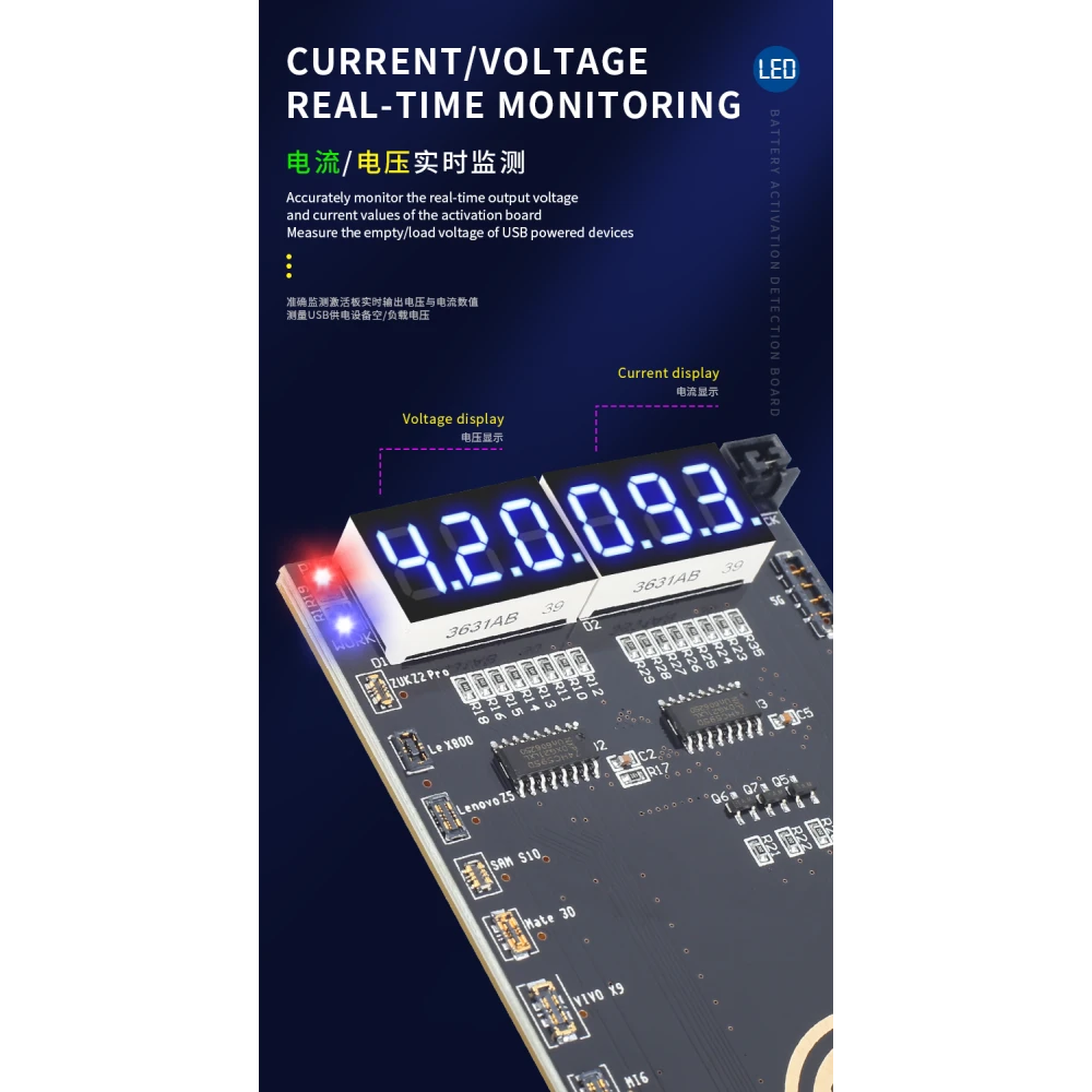 Mechanic BA27 akumulatora aktivācijas plate iPhone un Android