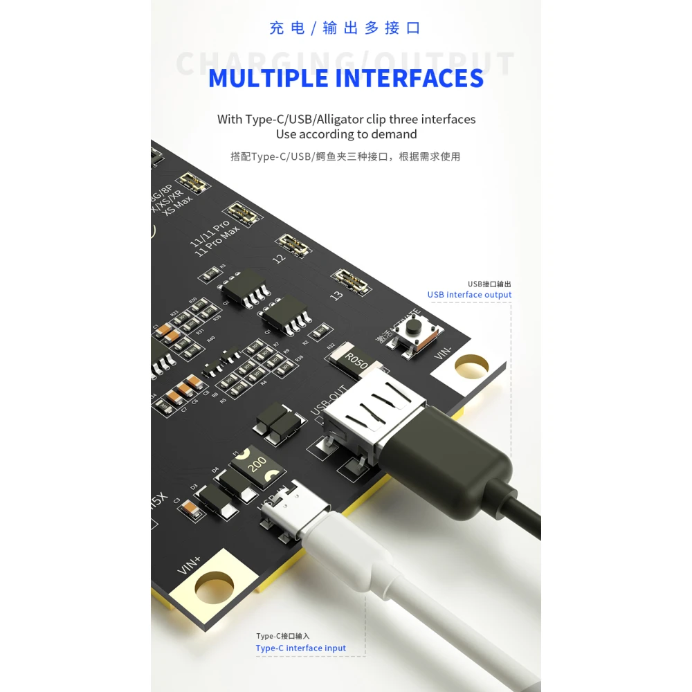 Mechanic BA27 akumulatora aktivācijas plate iPhone un Android