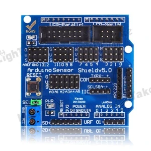 Arduino sensor shield v5 paplašinājuma plate DIY projektiem